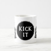 Mug Drummer KICK IT Bass Drum Pedal Rock Band Drummer (Centre)