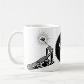 Mug Drummer KICK IT Bass Drum Pedal Rock Band Drummer (Gauche)