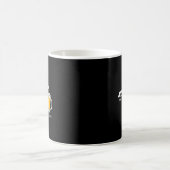 Mug Drunkleur drôle de stickman sautant jours de la se (Centre)