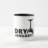 Mug Dry january, pas d'alcool pendant un mois (Centre)
