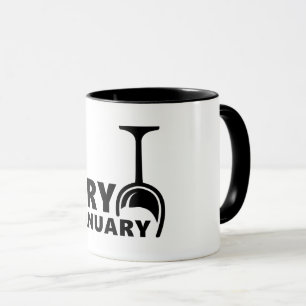 Mug Dry january, pas d'alcool pendant un mois