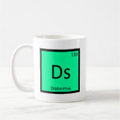 Mug Ds - Tableau périodique de chimie de Diabeetus (Gauche)