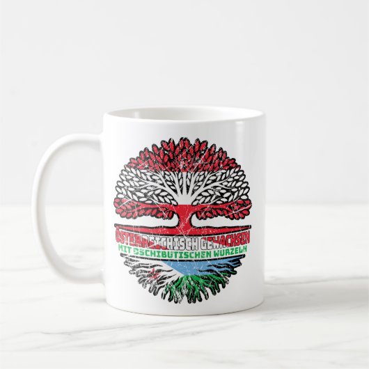 Mug Dschibuti Dschibutisch Österreichisch Österreich (Gauche)