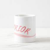 Mug du cancer du sein guerrier (Centre)