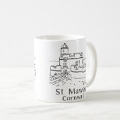 Mug du château de St Mawes (Devant droit)