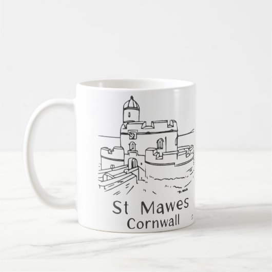 Mug du château de St Mawes (Gauche)