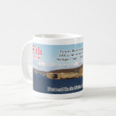 Mug du cinquantième anniversaire de Pictured Rocks (Devant gauche)