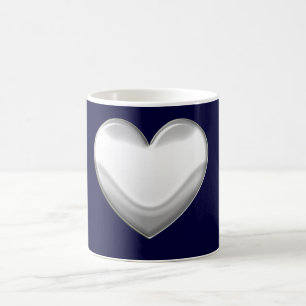 Mug du coeur blanc