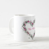 Mug du coeur floral (Devant gauche)