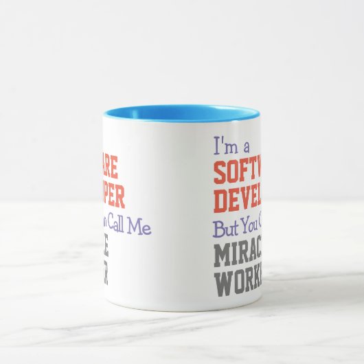 Mug du collaborateur Miracle Worker Software Devel (Centre)