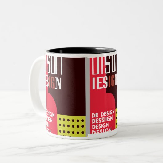 Mug du concepteur graphique gras (Devant gauche)