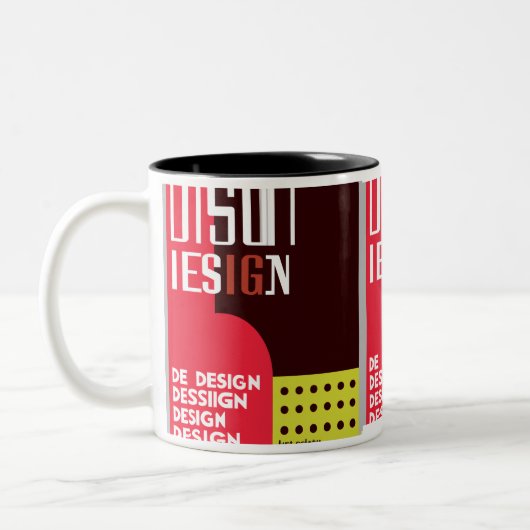 Mug du concepteur graphique gras (Gauche)