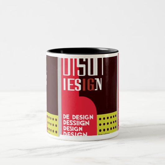 Mug du concepteur graphique gras (Centre)