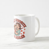 Mug du concessionnaire de câlin préféré de Maman - (Devant droit)