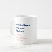 Mug du conseiller en communications (Devant gauche)