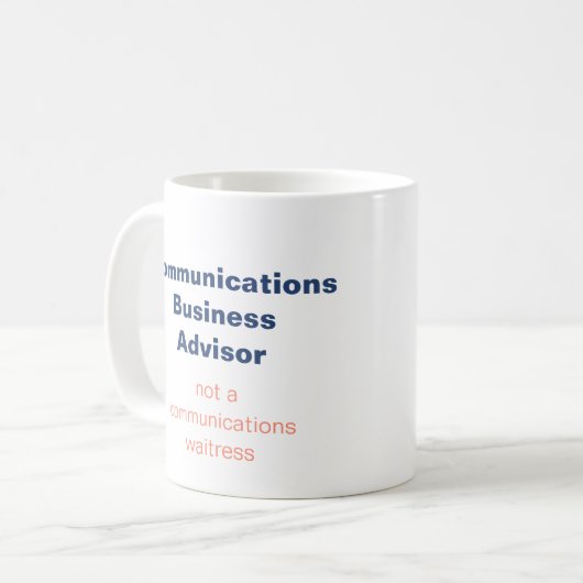 Mug du conseiller en communications (Devant gauche)