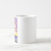 Mug du coucher de soleil de Thoreau (texte clair) (Centre)