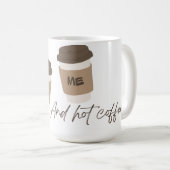 Mug du couple 'Toi, moi et café chaud' (Devant droit)