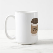 Mug du couple 'Toi, moi et café chaud' (Gauche)