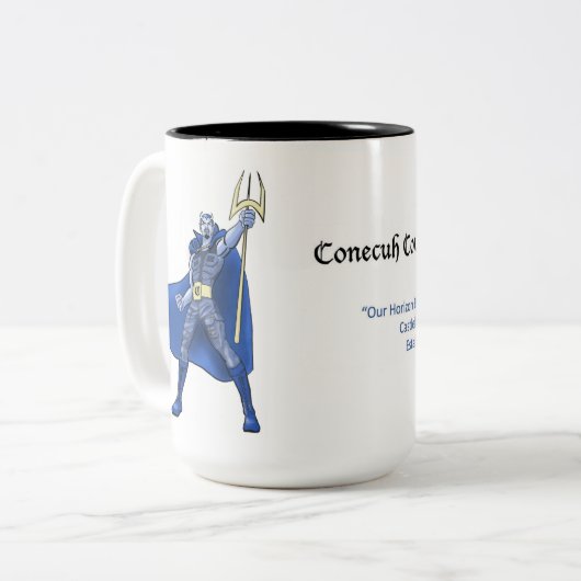 Mug du diable bleu (Devant gauche)
