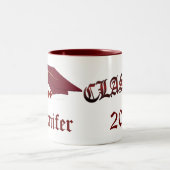 Mug du diplômé sur mesure (Centre)