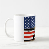 Mug du drapeau américain F-16 (Gauche)