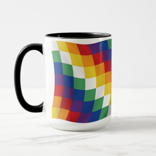 Mug du drapeau aymara (Gauche)