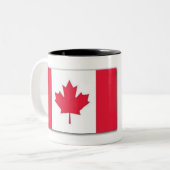 Mug du drapeau canadien (Devant gauche)