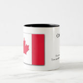 Mug du drapeau canadien (Centre)