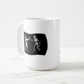 Mug du drapeau de Bartholomew Roberts (Devant gauche)