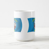 Mug du drapeau de Coeur d'Alene (Centre)