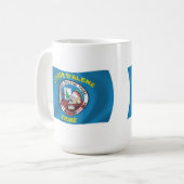 Mug du drapeau de Coeur d'Alene (Devant gauche)