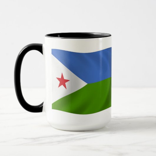 Mug du drapeau de Djibouti (Gauche)