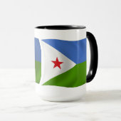 Mug du drapeau de Djibouti (Devant droit)