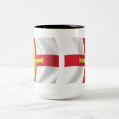 Mug du drapeau de Guernesey (Centre)