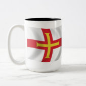 Mug du drapeau de Guernesey (Gauche)