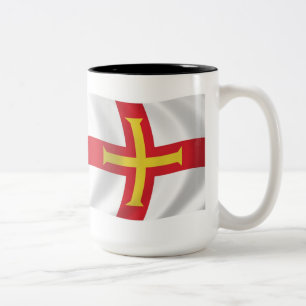 Mug du drapeau de Guernesey