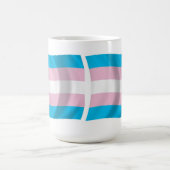 Mug du drapeau de la fierté transgenre (Centre)