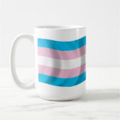 Mug du drapeau de la fierté transgenre (Gauche)
