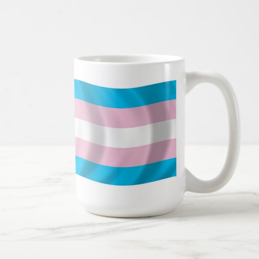 Mug du drapeau de la fierté transgenre (Droite)