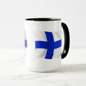 Mug du drapeau de la Finlande (Devant droit)