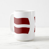 Mug du drapeau de la Lettonie (Devant gauche)