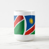 Mug du drapeau de la Namibie (Centre)