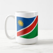 Mug du drapeau de la Namibie (Gauche)