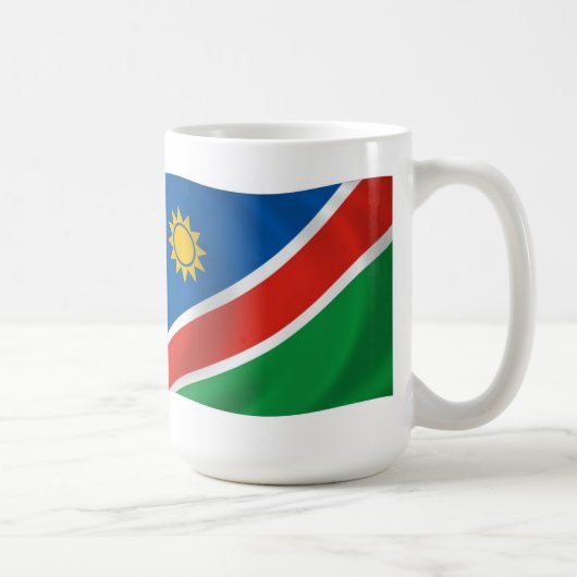 Mug du drapeau de la Namibie (Droite)