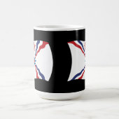 Mug du drapeau de la nation assyrienne (Centre)