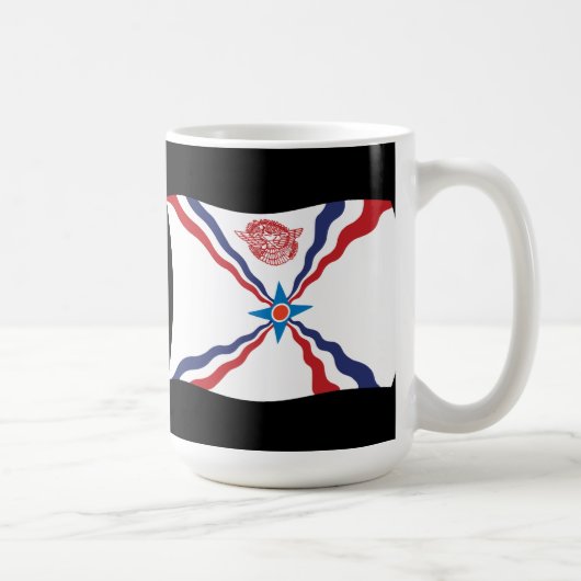 Mug du drapeau de la nation assyrienne (Droite)