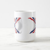 Mug du drapeau de la nation assyrienne (Centre)