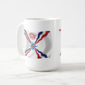 Mug du drapeau de la nation assyrienne (Devant gauche)
