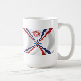 Mug du drapeau de la nation assyrienne